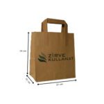 22x24x12 cm Dıştan Saplı Kağıt Çanta