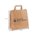 25x28x14 cm İçten Saplı Kraft Çanta