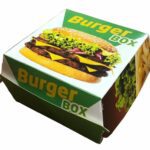 Baskılı Hamburger Kutusu Orta Boy (400 Adet)