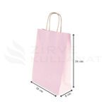 19x24x8 Pembe Kraft Poşet