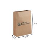 32x40x12 cm Kraft Taşıma Torbası