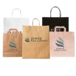 Baskılı kraft çanta