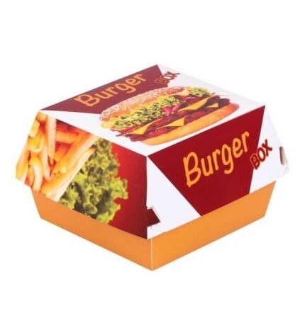 Baskılı Hamburger Kutusu Büyük Boy