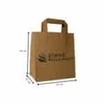 22x24x12 cm Dıştan Saplı Kağıt Çanta