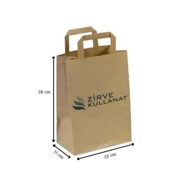 22x28x11 cm İçten Saplı Kağıt Çanta - 1