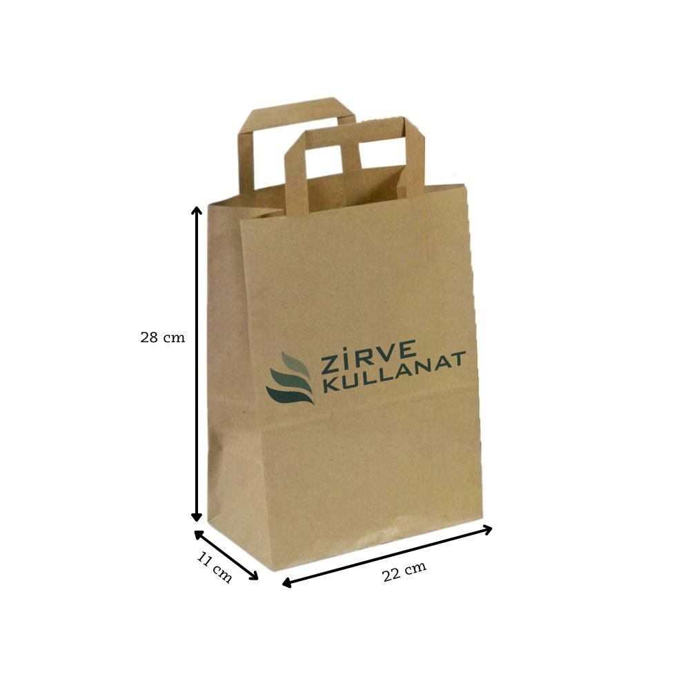 22x28x11 cm İçten Saplı Kağıt Çanta - 1 22x28x11 cm İçten Saplı Kağıt Çanta - 1