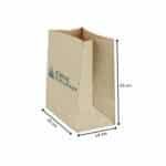 Kraft Körüklü Kese Kağıdı Küçük Boy 25x28x14