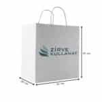 Beyaz Karton Poşet 32x33x20cm