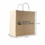 Büküm Saplı Kağıt Çanta 32x33x20 cm
