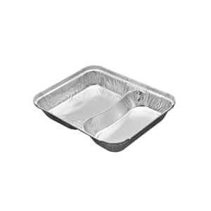 Alüminyum Yemek Kabı 2 Gözlü