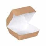 Kraft Hamburger Kutusu Karton Küçük Boy (500 Adet)