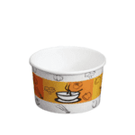 Kapaklı Karton Çorba Kasesi 16 oz Baskılı (500 Adet)