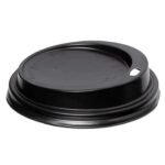 Karton Bardak Kapağı Siyah 1000 Adet