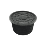 Plastik Çorba Kasesi Kapaklı Siyah 14 oz (500 Adet)