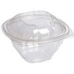 Plastik Kapaklı Salata Kasesi 375 cc (600 Adet)