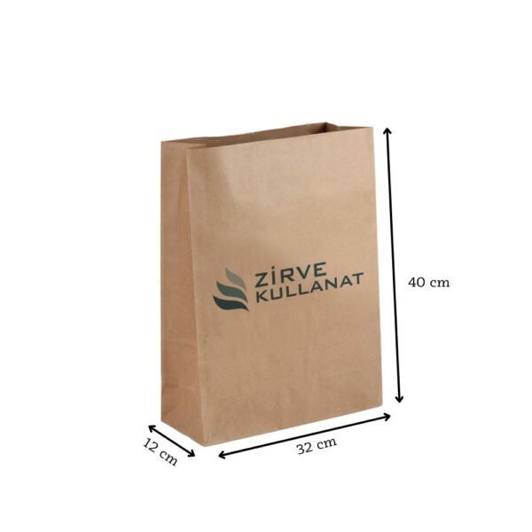 32x40x12 cm Kraft Taşıma Torbası