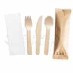 Bambu tahta çatal bıçak kaşık seti