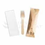 Bambu tahta çatal seti