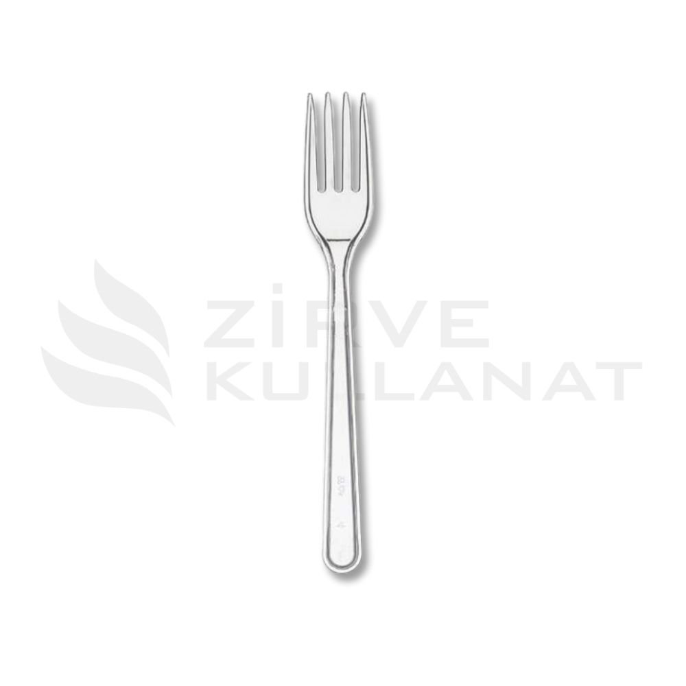 Plastik Çatal Lüks Şeffaf Plastik Çatal Lüks Şeffaf