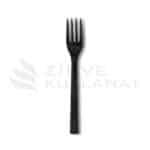 Plastik Çatal lüks siyah