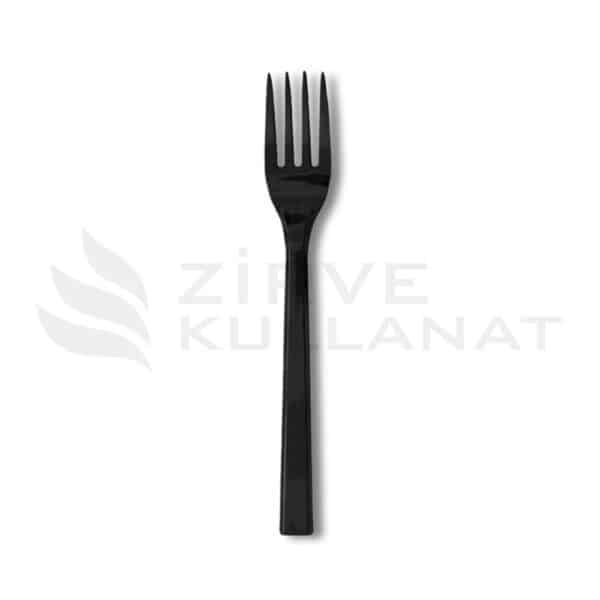 Plastik Çatal lüks siyah