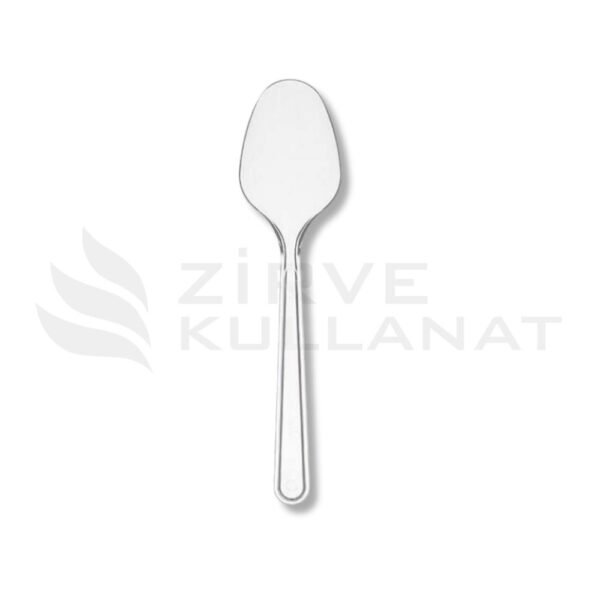 Plastik Kaşık Lüks Şeffaf