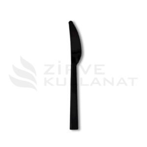 Plastik bıçak lüks siyah