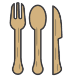 Tahta Çatal Bıçak Kaşık Seti