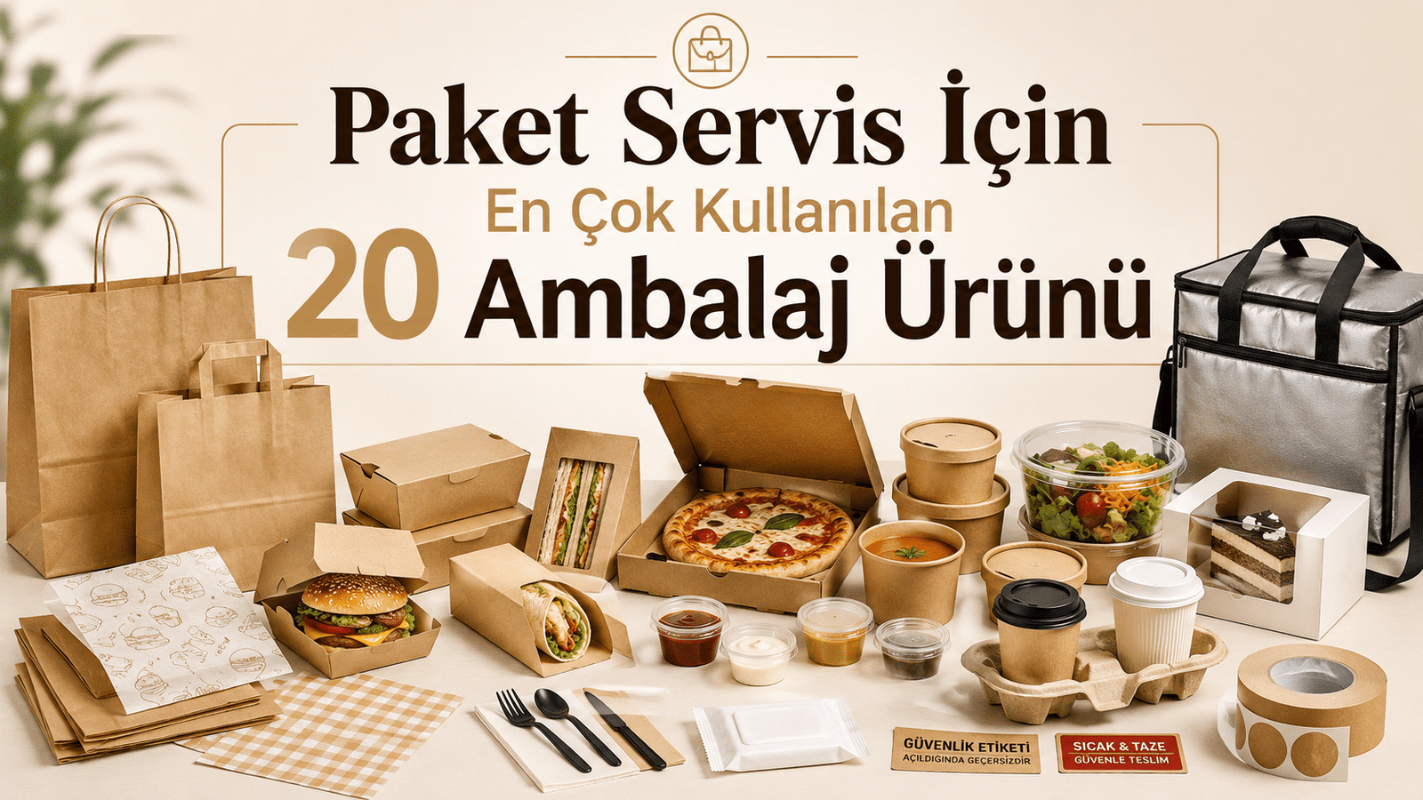 Paket Servis İçin En Çok Kullanılan 20 Ambalaj Ürünü