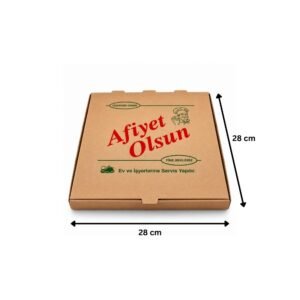 Pizza kutusu 28x28 cm