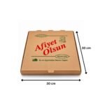 Pizza kutusu 30x30 cm