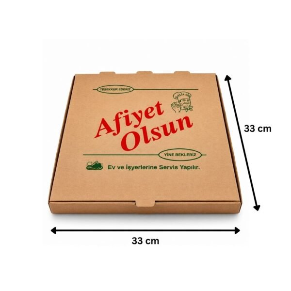 Pizza kutusu 33x33 cm