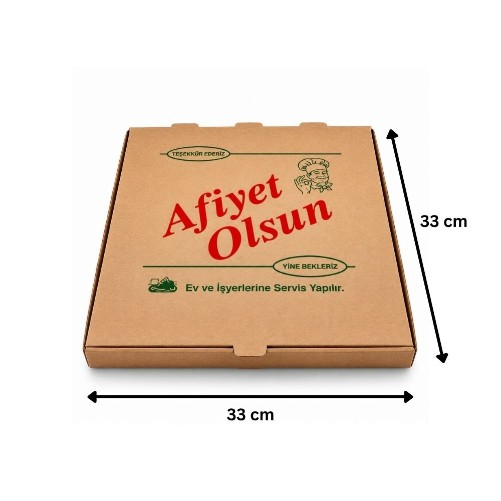 Pizza Kutusu 33X33 Cm Pizza kutusu 33x33 cm