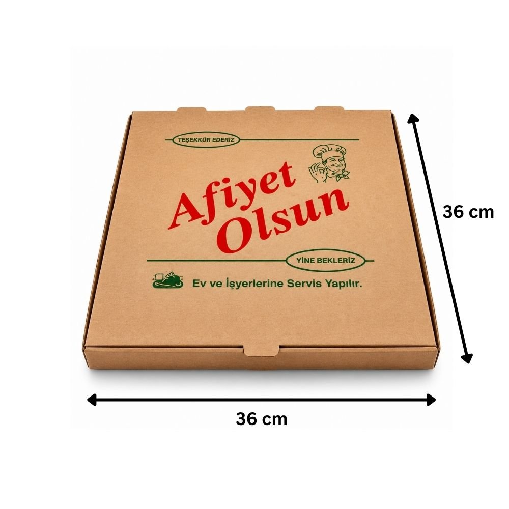 Pizza Kutusu 36X36 Cm Pizza kutusu 36x36 cm