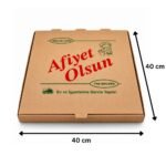 Pizza kutusu 40x40 cm